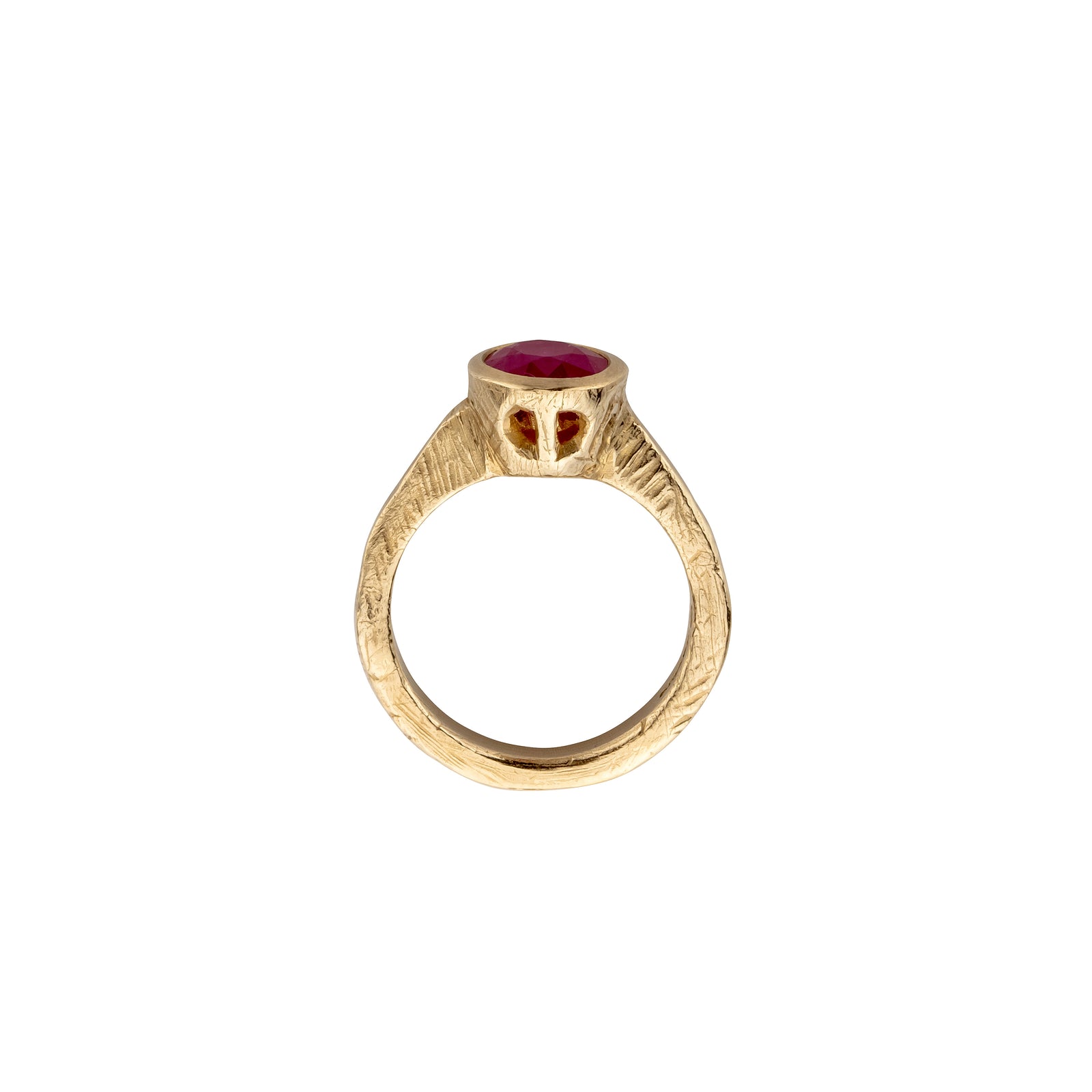 RA Gold Ruby Ring
