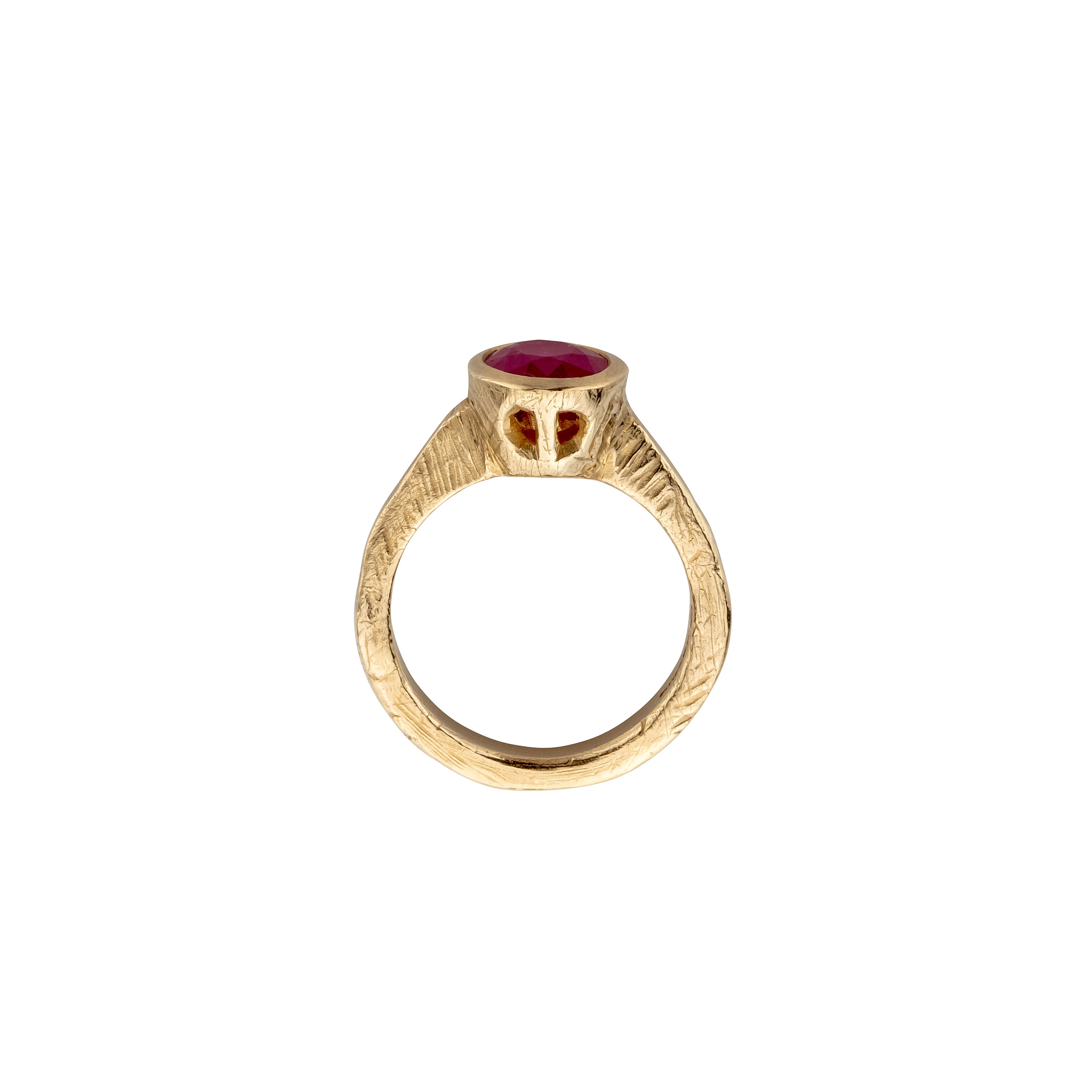 RA Gold Ruby Ring