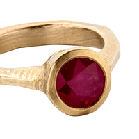 RA Gold Ruby Ring