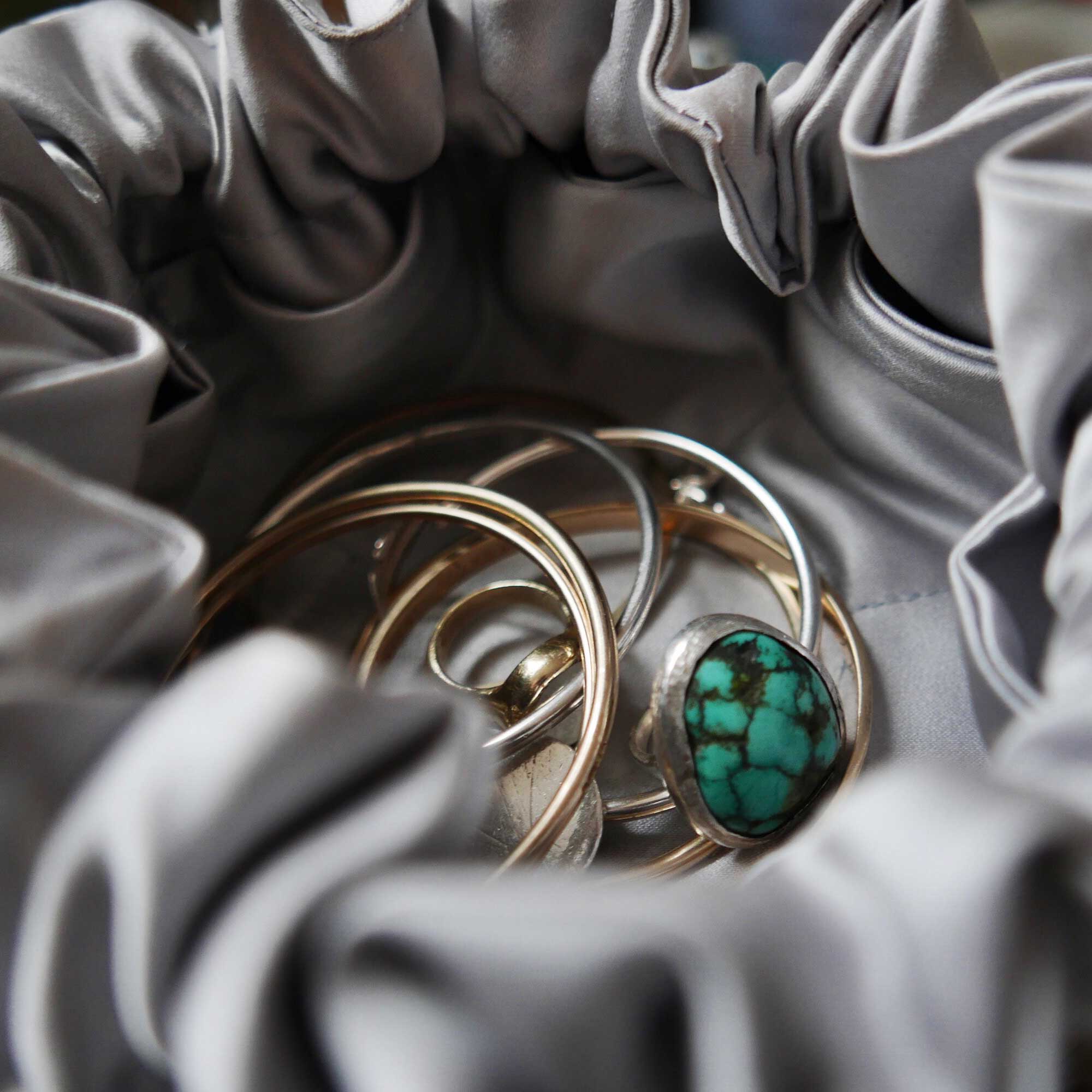 Satin Jewellery Pouch