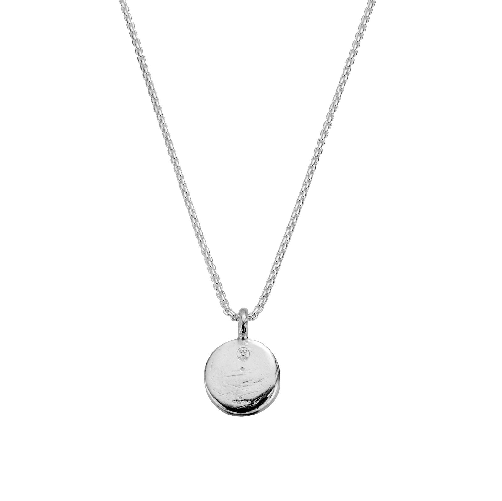 Silver Medium Roman Coin Snake Chain Necklace