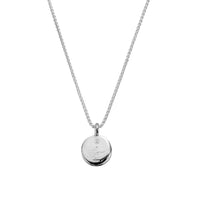 Silver Medium Roman Coin Snake Chain Necklace