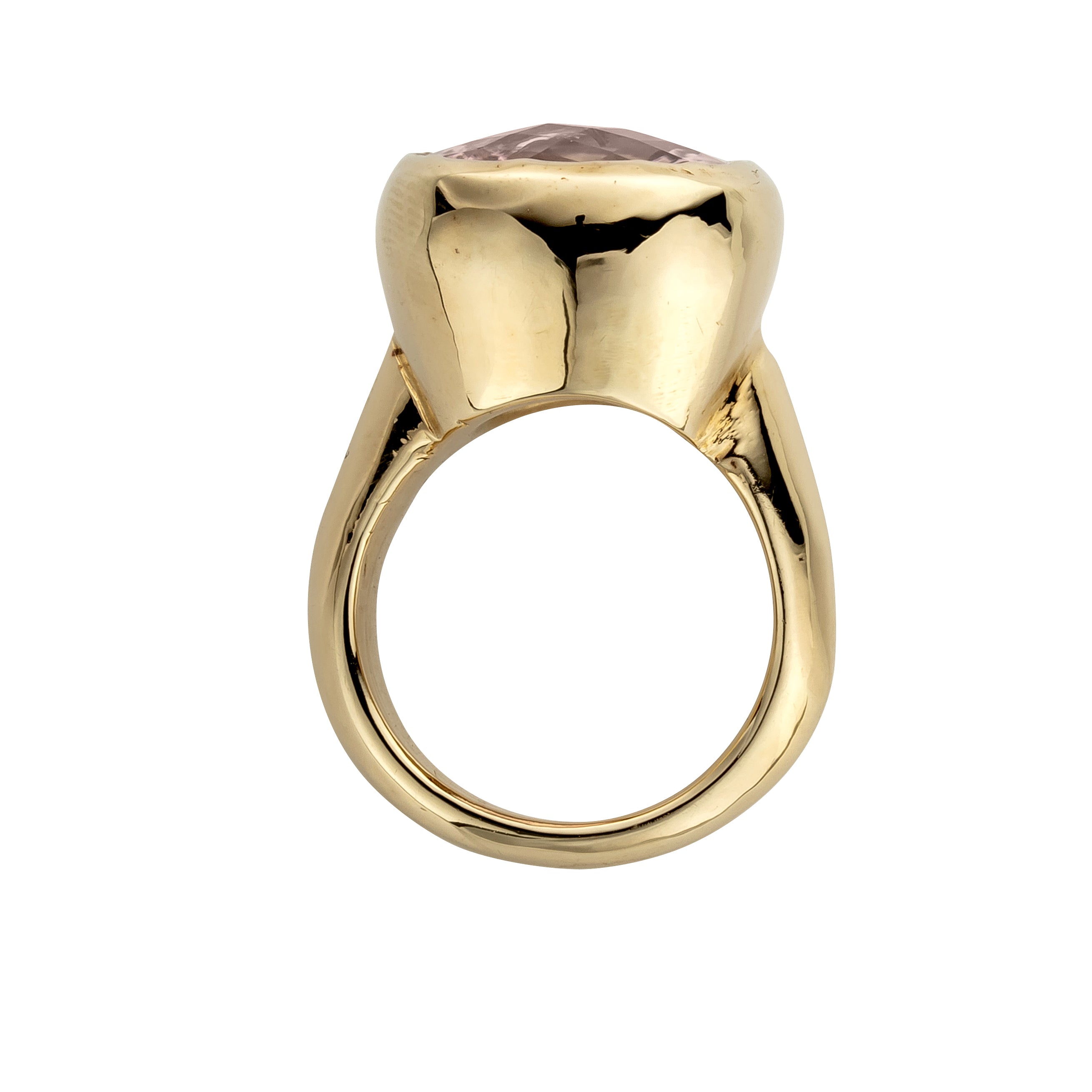 ROSEA Gold Morganite Ring