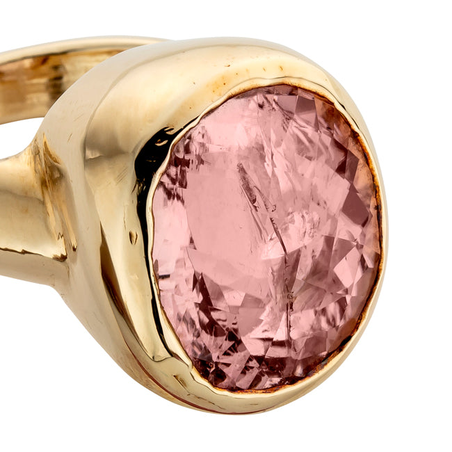 ROSEA Gold Morganite Ring