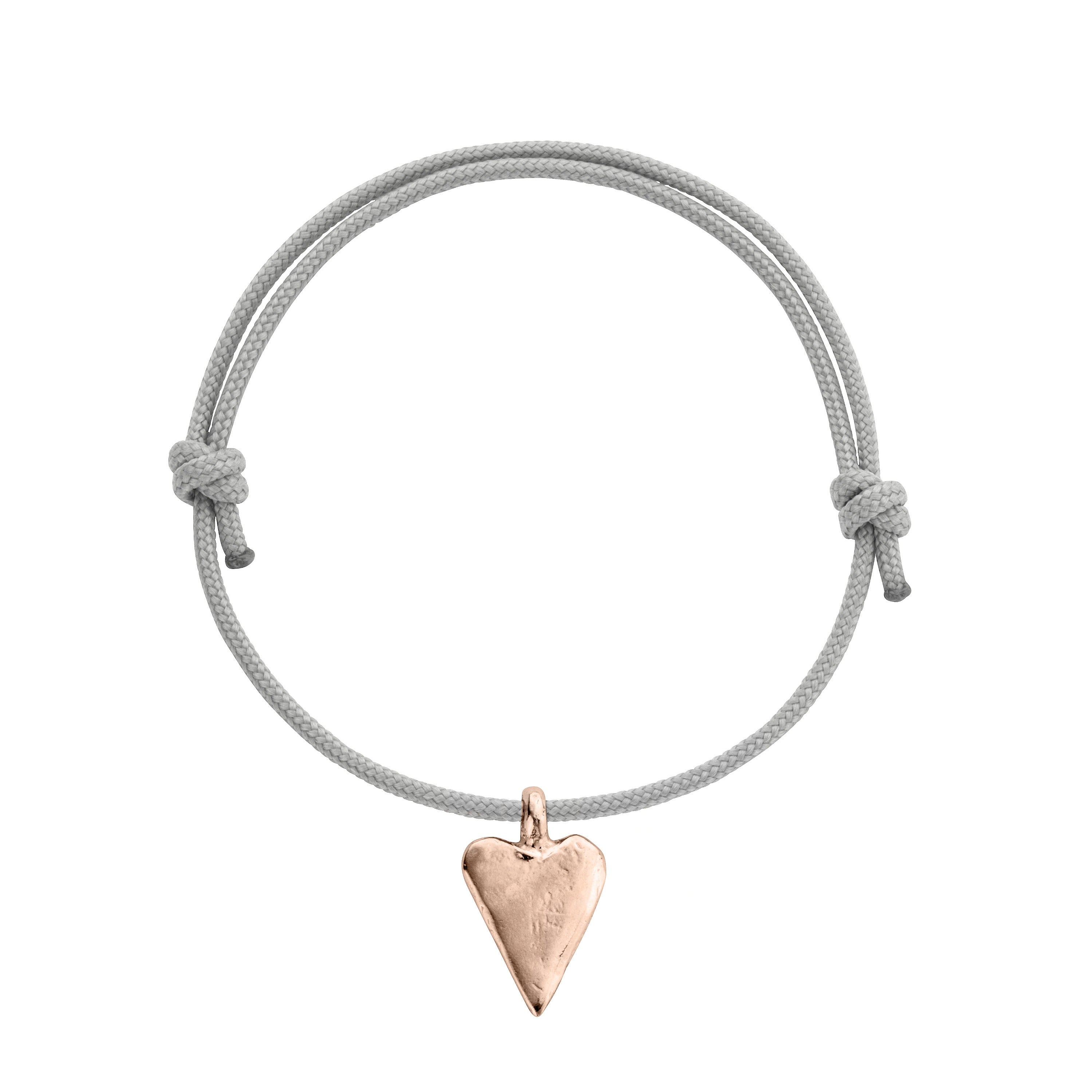 Rose Gold Medium Heart Sailing Rope