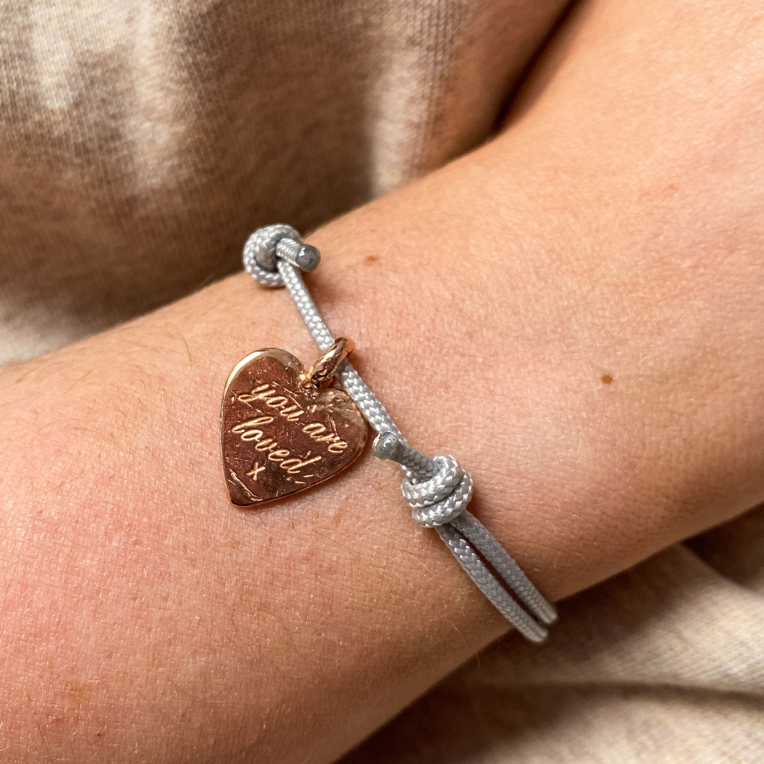 Rose Gold Medium You Are Loved Sailing Rope