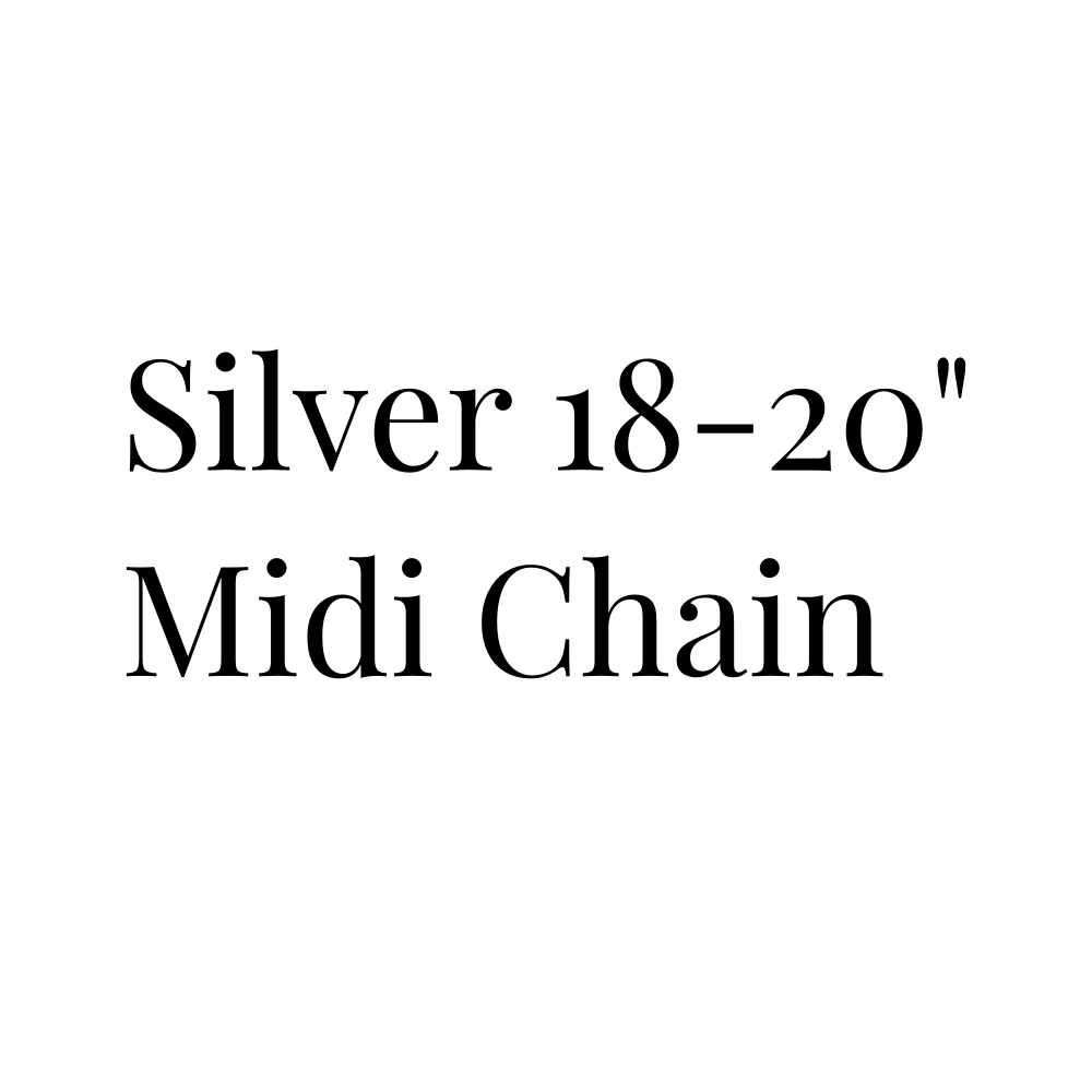 Silver Midi Chain - 18"-20"