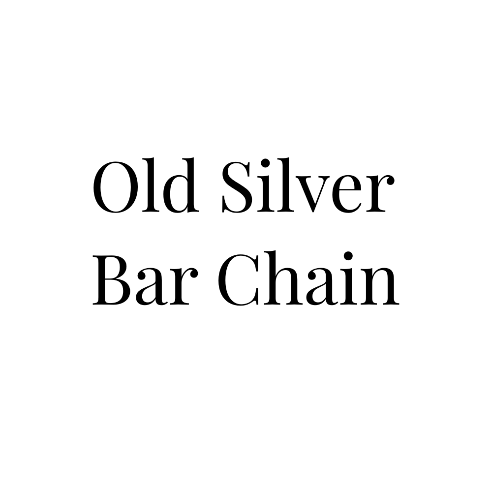 Old Silver Bar Chain