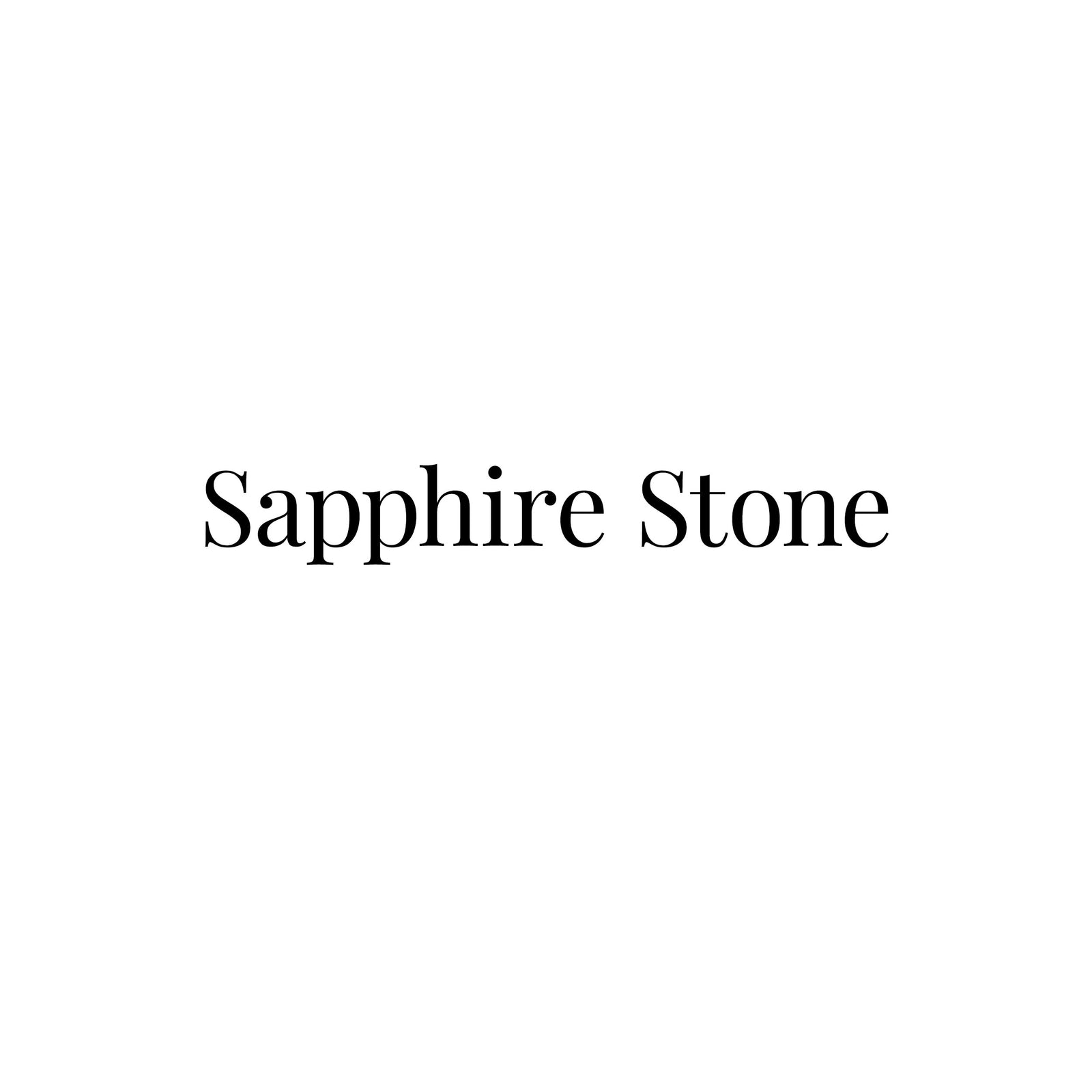 Sapphire Stone
