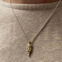 Silver & Gold Medium Lincoln Imp Necklace