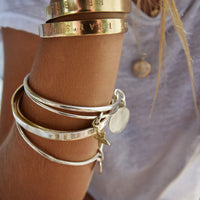 Silver & Gold Mini Star Bangle