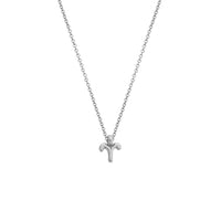 Silver Aries Mini Horoscope Necklace