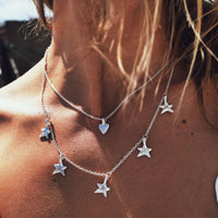 Silver Baby Heart Necklace