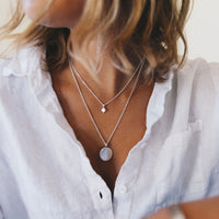 Silver Baby North Star Necklace