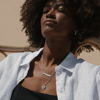 Silver Bar Necklace