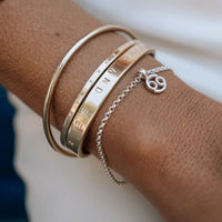 Silver Cancer Mini Horoscope Chain Bracelet