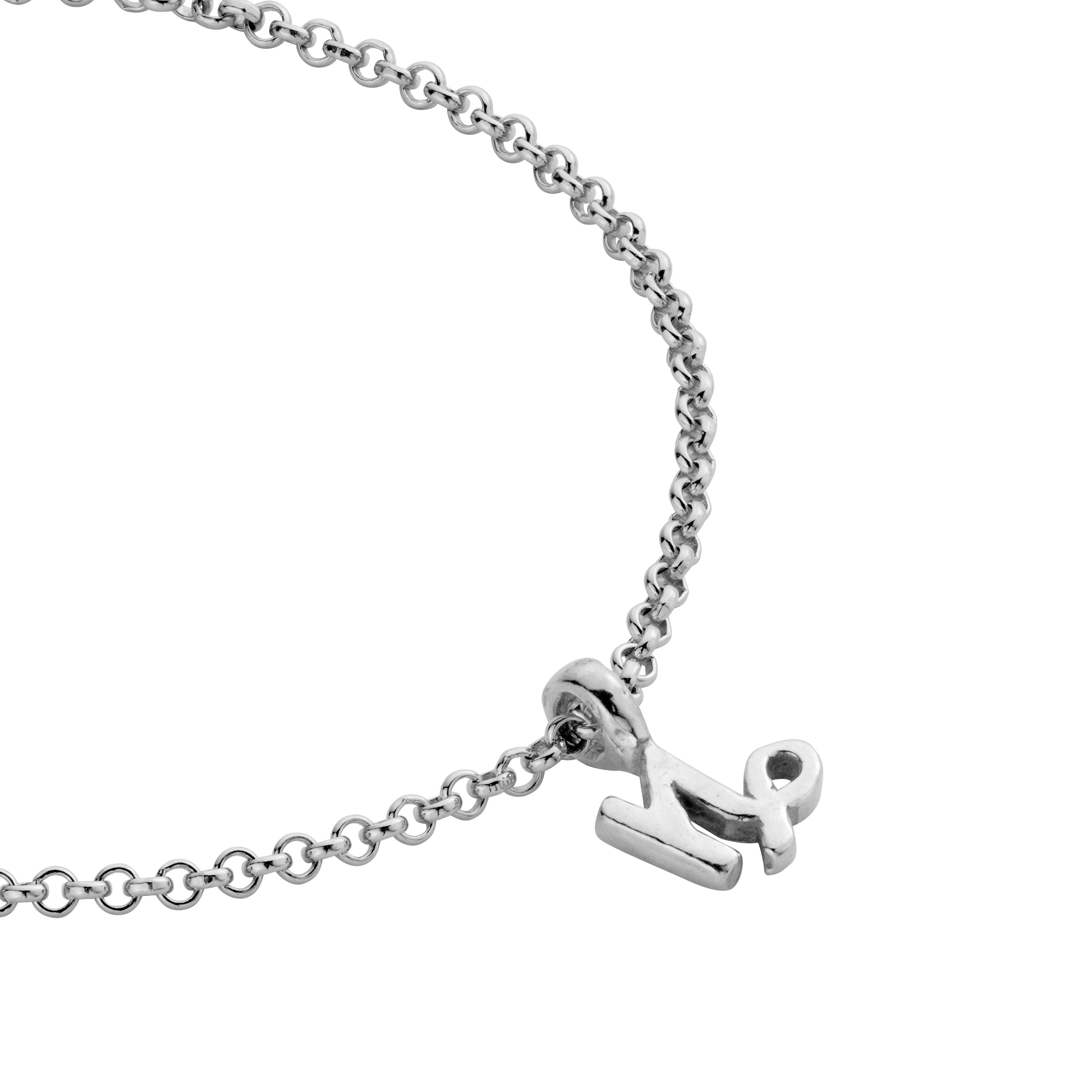 Silver Capricorn Mini Horoscope Chain Bracelet
