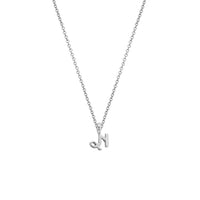 Silver Capricorn Mini Horoscope Necklace