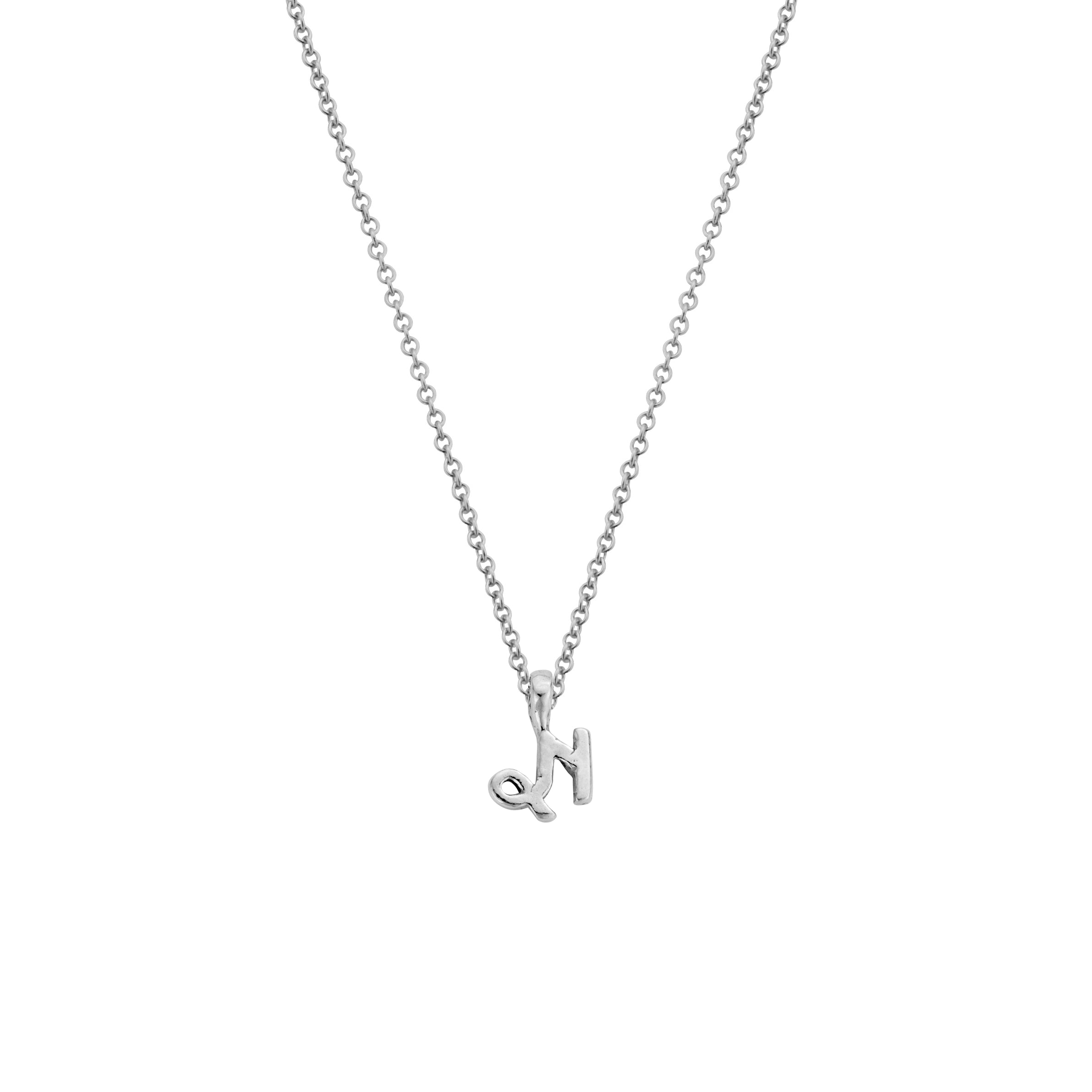 Silver Capricorn Mini Horoscope Necklace