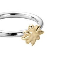 Silver & Gold Baby North Star Love Struck Ring