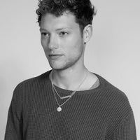 Silver & Gold Medium St Christopher Snake Chain Necklace