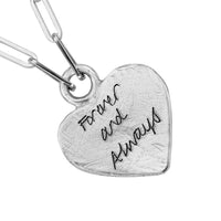 Silver Keeper's Heart Trace Chain Necklace
