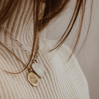 Gold Diamond Midnight Moon Necklace