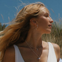 Silver Large Honey Bee Necklace