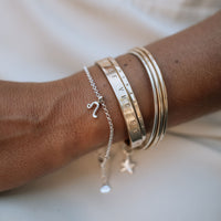 Silver Leo Mini Horoscope Chain Bracelet