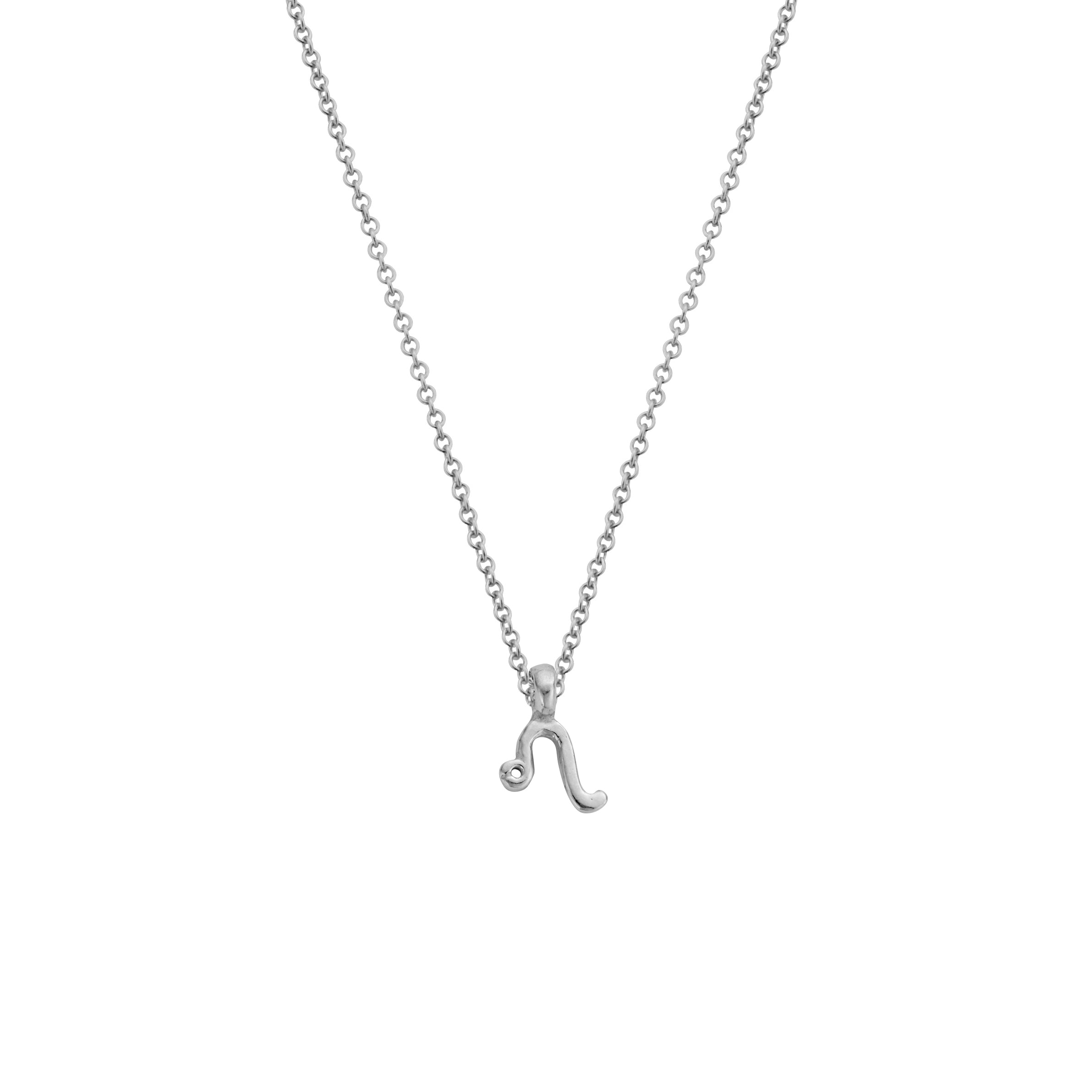 Silver Leo Mini Horoscope Necklace