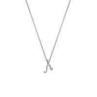 Silver Leo Mini Horoscope Necklace