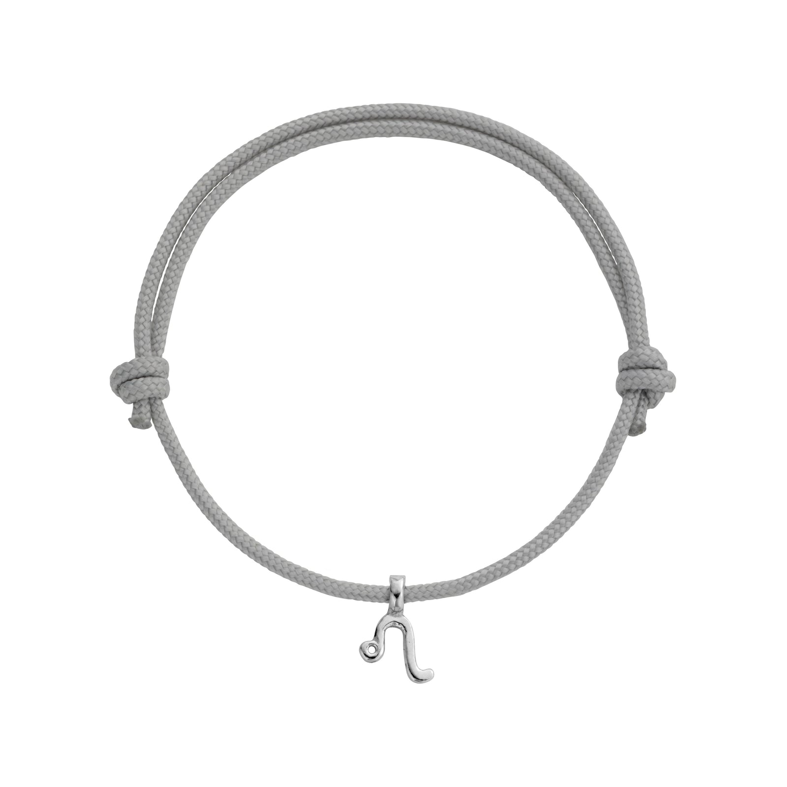 Silver Leo Mini Horoscope Sailing Rope