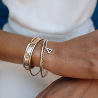 Silver Libra Mini Horoscope Chain Bracelet