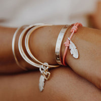 Silver Luxury Signature Bangle