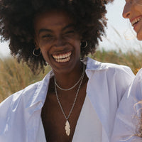 Silver Maxi Cupid Hoop Earrings