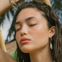 Maxi Cupid Hoops With Medium Feather Charms