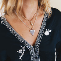 Silver Maxi Heart Necklace