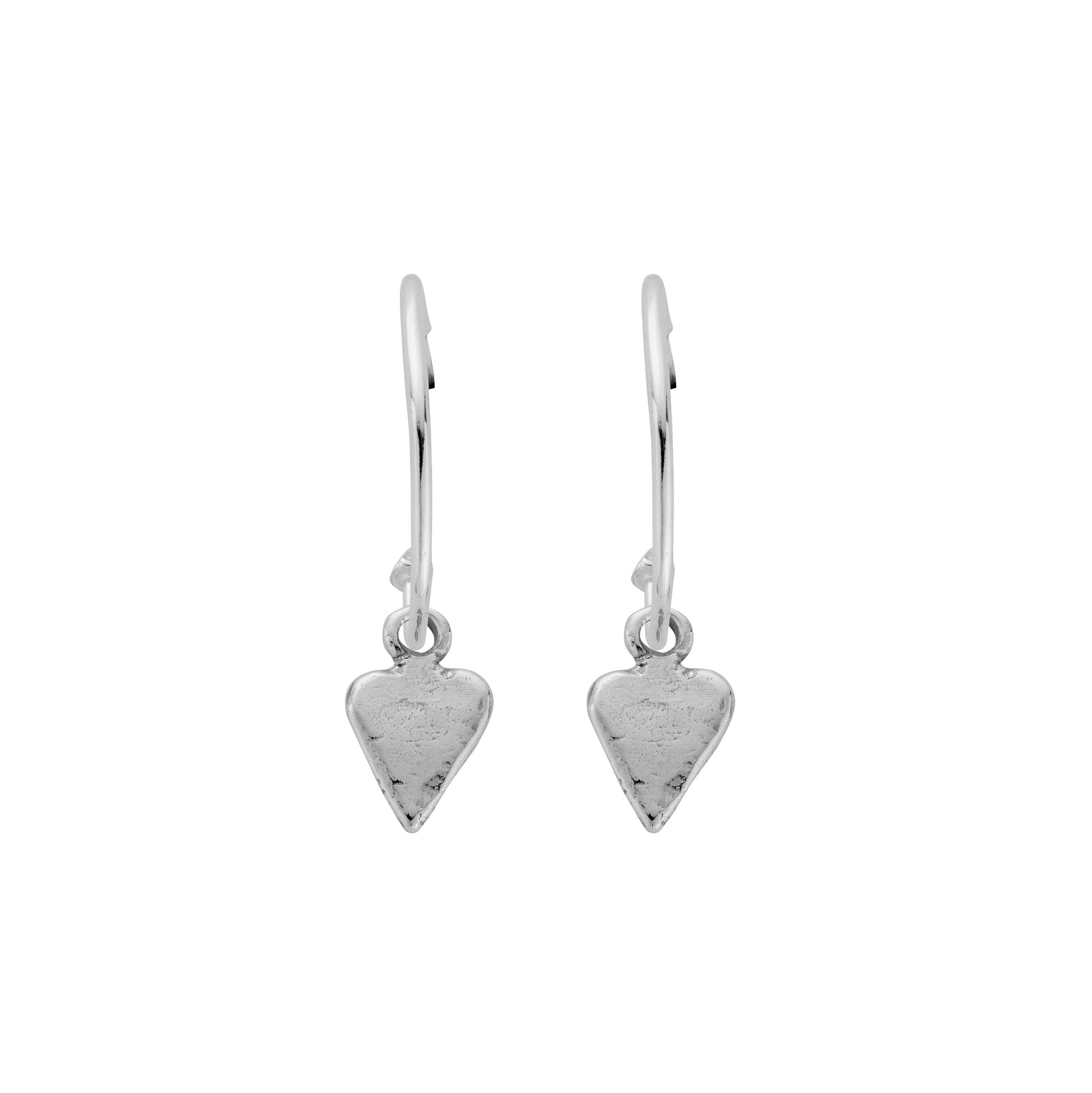 Maxi Cupid Hoops With Mini Heart Charms