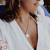 Silver Maxi Star Necklace