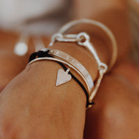 Silver Medium Heart Sailing Rope