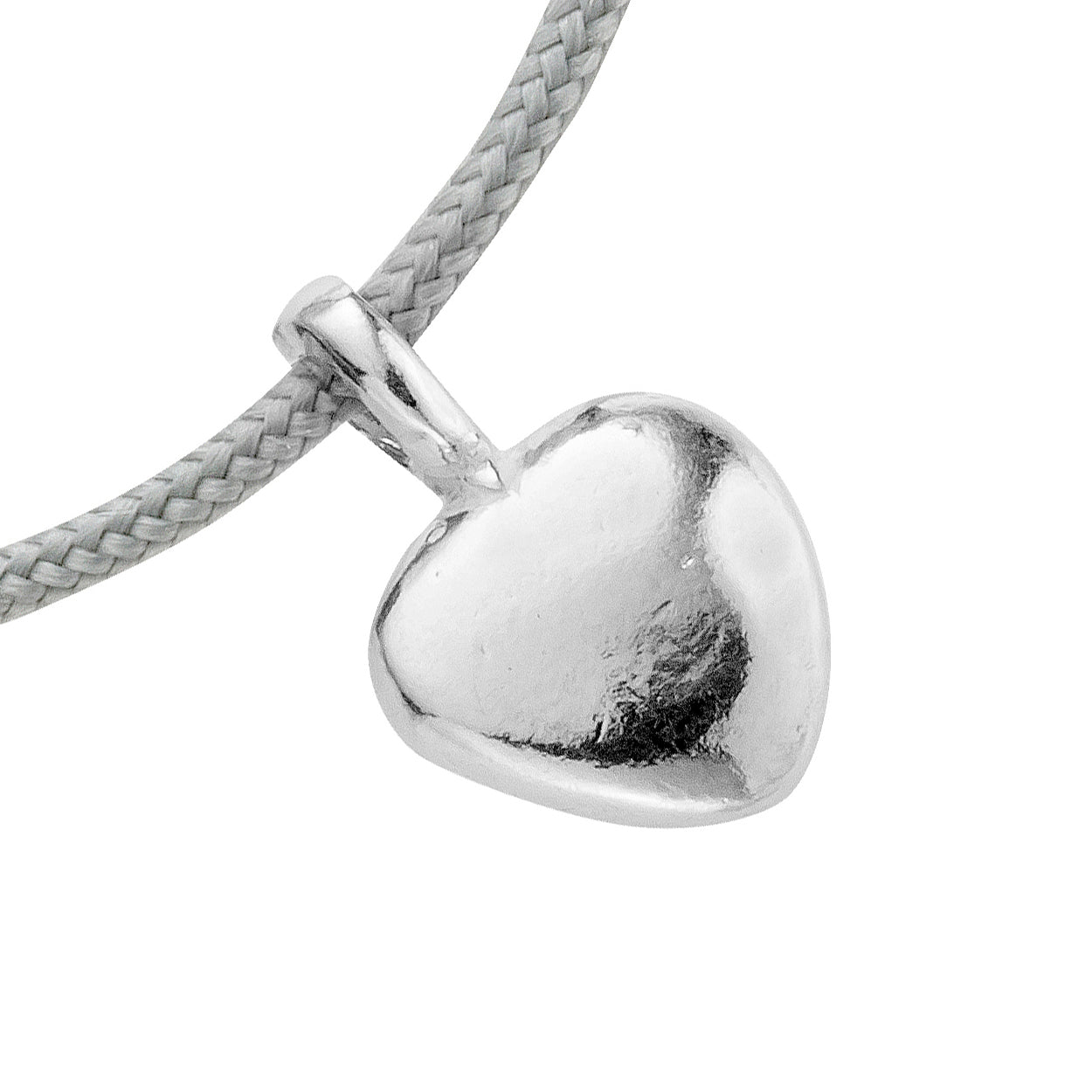 Silver Midi Grateful Heart Sailing Rope