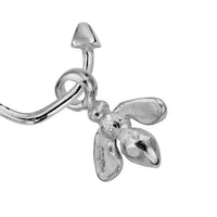 Mini Cupid Hoops with Mini Honey Bee Charms