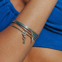 Silver Mini Dreamer's Key Bangle