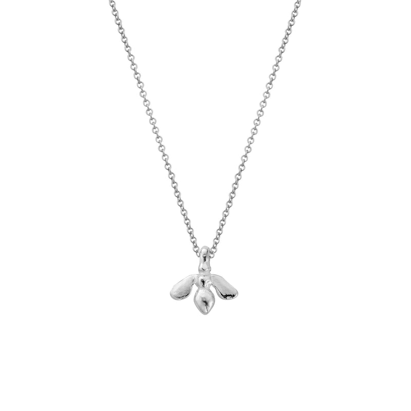 Silver Mini Honey Bee Necklace