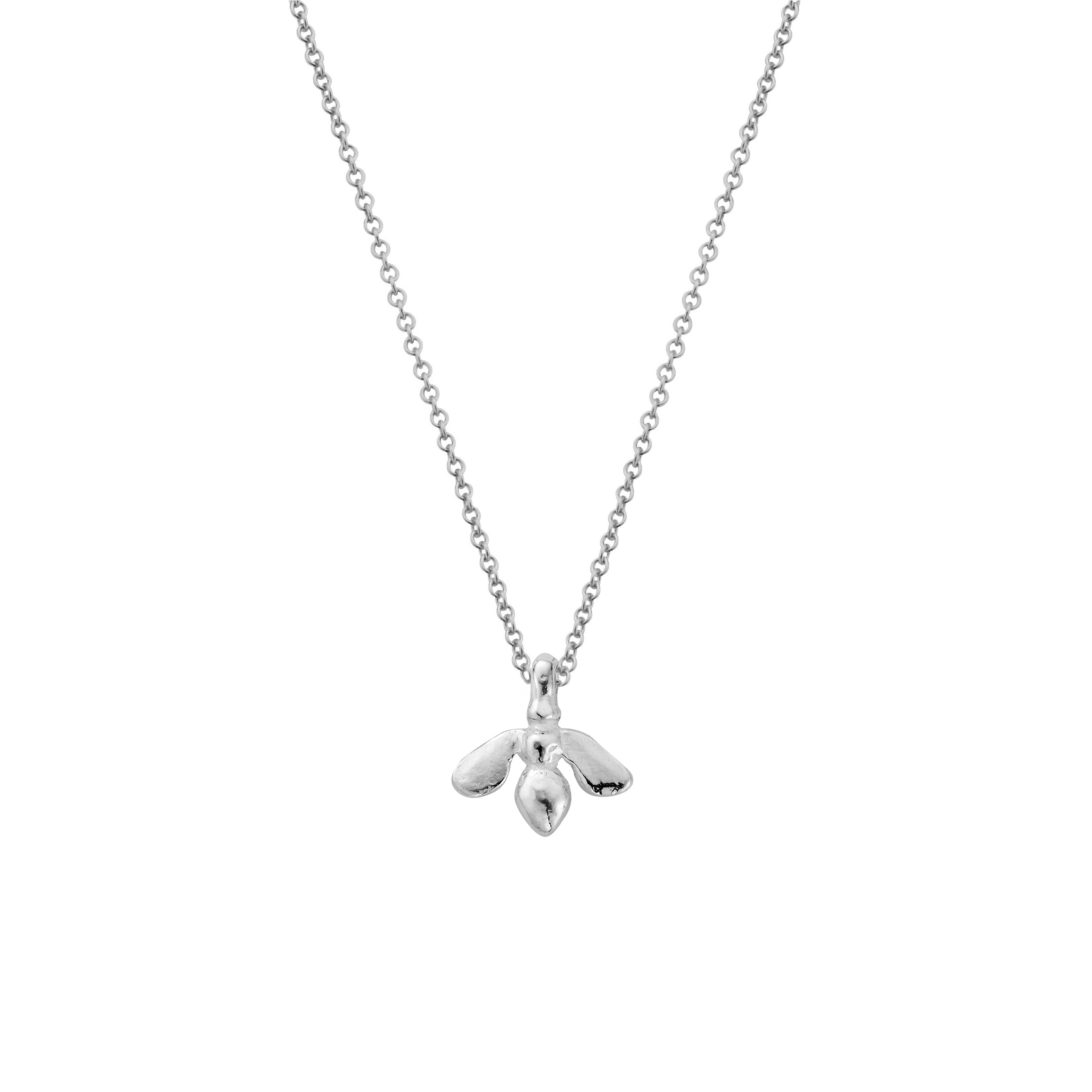 Children's Silver Mini Honey Bee Necklace