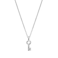 Silver Mini Dreamer's Key Necklace
