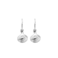 Mini Cupid Hoops With Mini Shell Charms