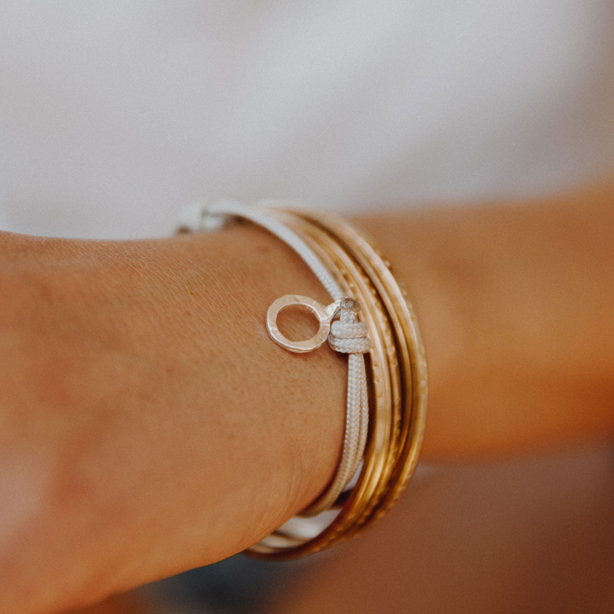 Silver Mini Open Circle Sailing Rope