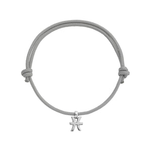 Silver Pisces Mini Horoscope Sailing Rope