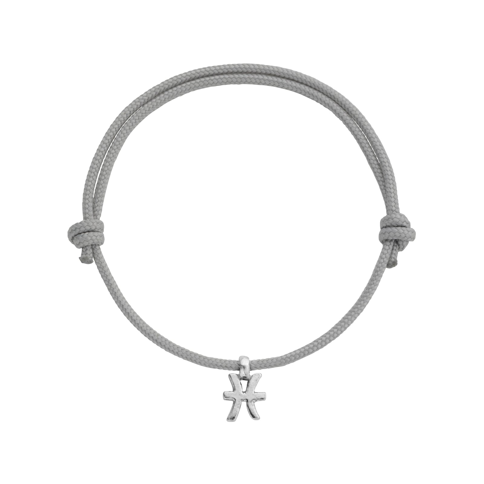Silver Pisces Mini Horoscope Sailing Rope